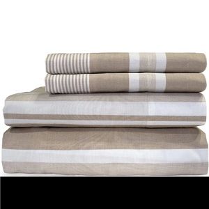 New! Earthology Eco corn cotton sheet set in pouch